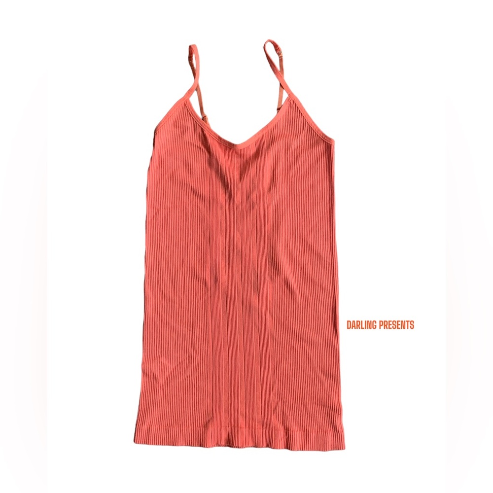 Free People Intimately Strapy Cage Back Tank Top Women Color Orange Size XS/S